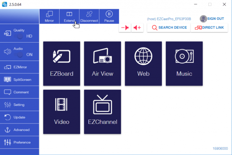 EZCast Pro app for Windows 10