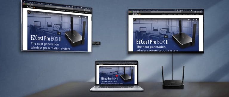 multiple wireless displays with EZCast Pro