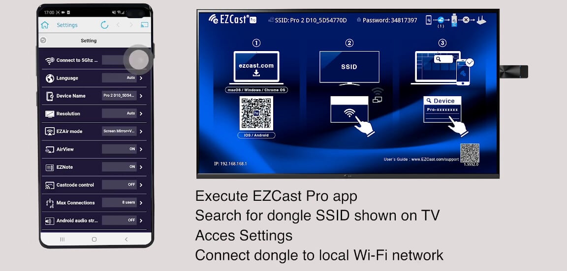 How To Make Wireless Presentations With Android Using EZCast Pro II