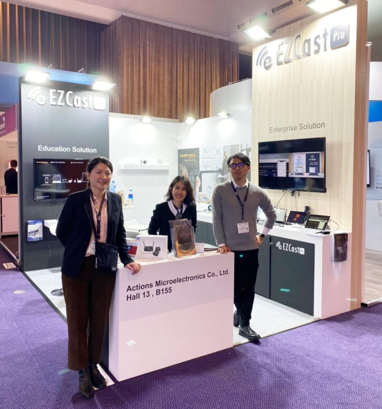 EZCast Pro booth at ISE 2020