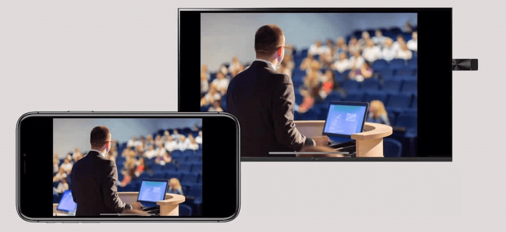 iphone screen mirroring presentation