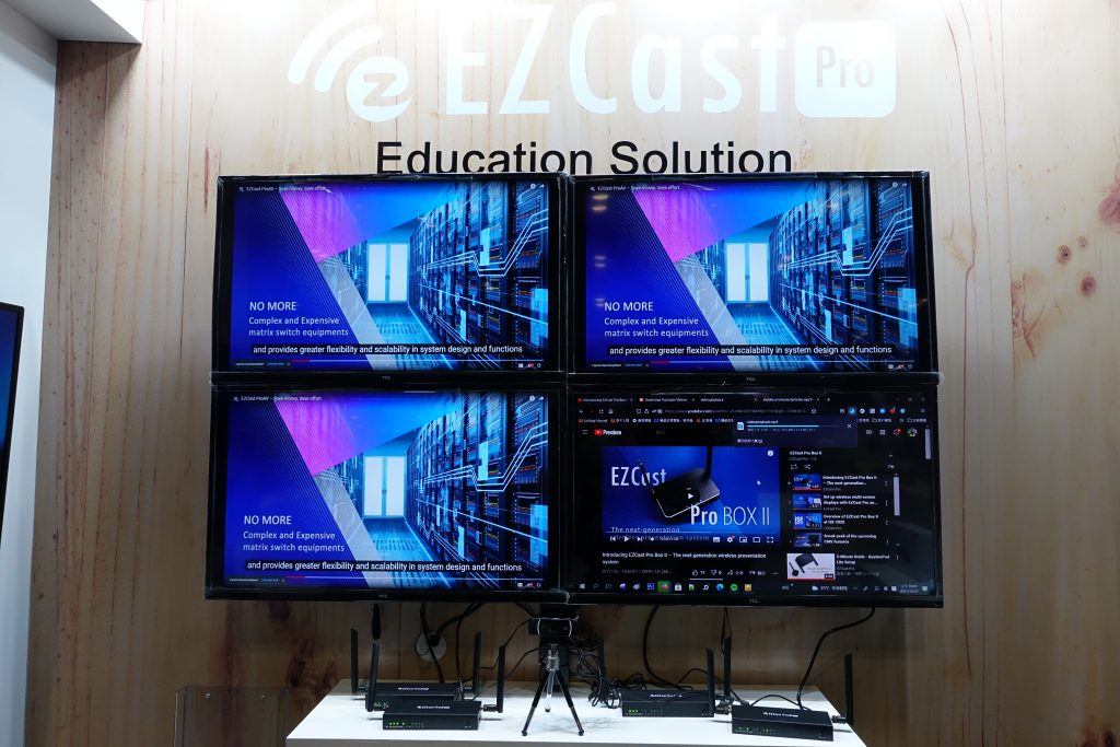 EZCast Pro AV encoders displayed at Infocomm 2021