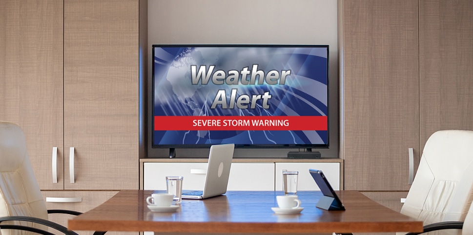 Prepare your company for emergency situations with AV CMS in Emergency Situations